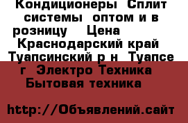 Кондиционеры (Сплит-системы) оптом и в розницу  › Цена ­ 4 999 - Краснодарский край, Туапсинский р-н, Туапсе г. Электро-Техника » Бытовая техника   